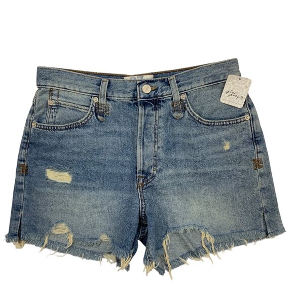 Free People We The Free Makai Cutoff Short 27 Loose Cannon Distressed Cutoff - Picture 1 of 12